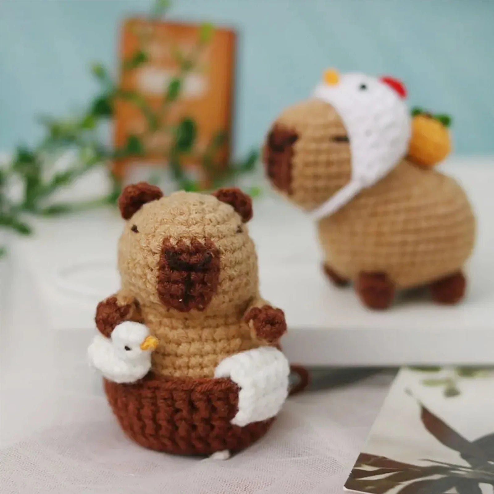 Cozy Capybara Pal - Beginner Friendly Crochet Kit