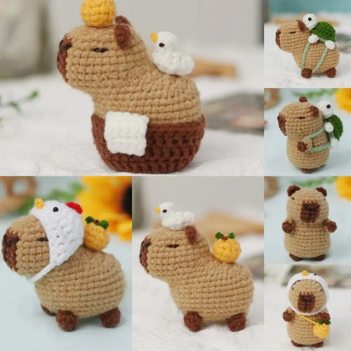 Cozy Capybara Pal - Beginner Friendly Crochet Kit
